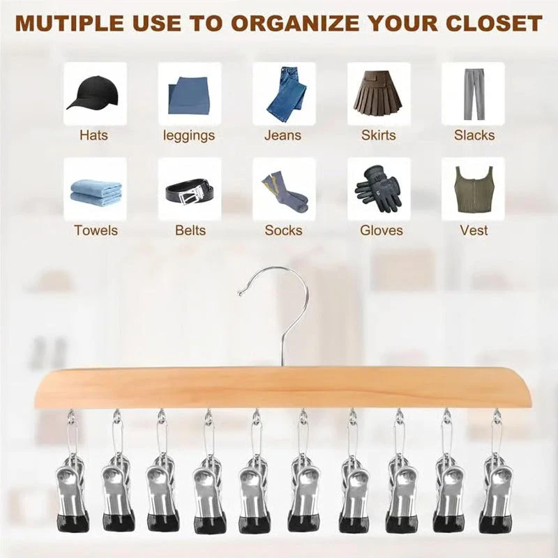 10 Clip Closet Hanger - Image 7
