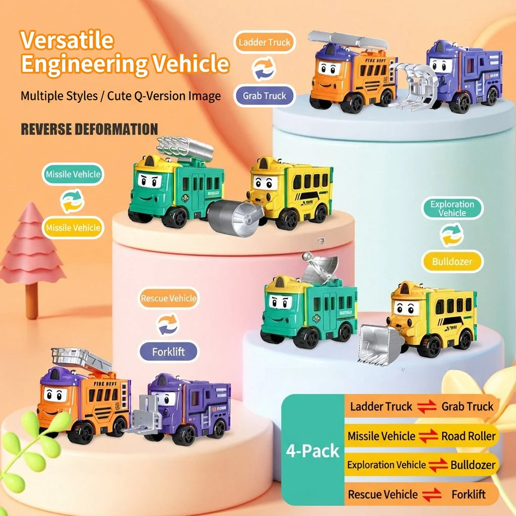 2-in-1 Pullback Car Set - Image 10