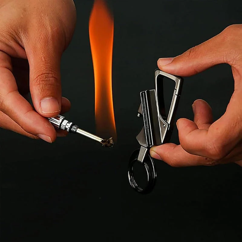 FlareGrip 3-in-1 Kerosene Match Keychain - Image 2