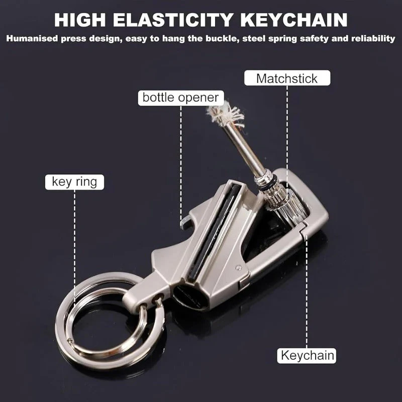 FlareGrip 3-in-1 Kerosene Match Keychain - Image 4