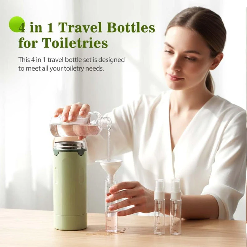 4-in-1 Travel Toiletry Dispenser - Image 5