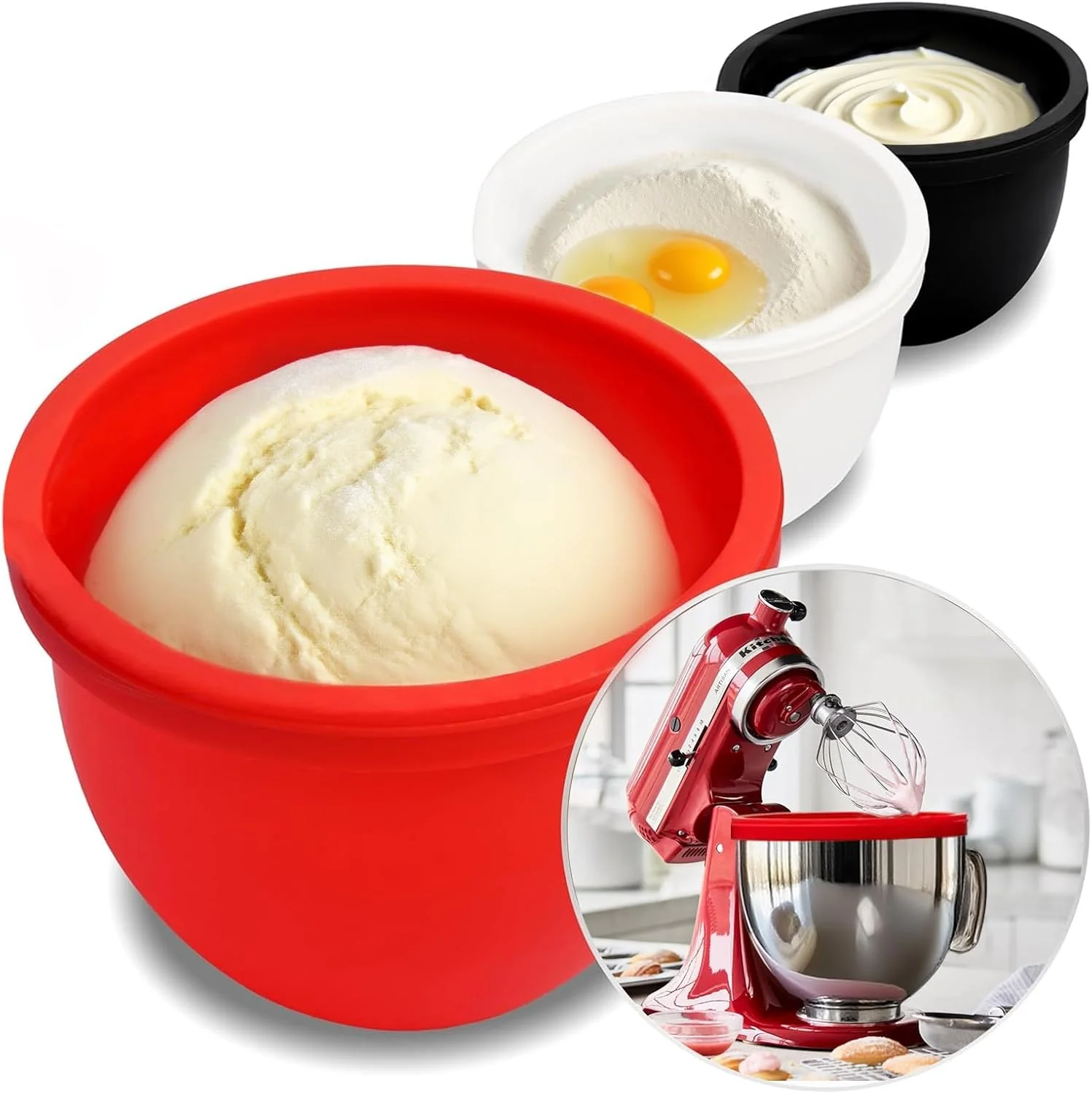 5QT Silicone Stand Mixer Bowl Liner - Image 2