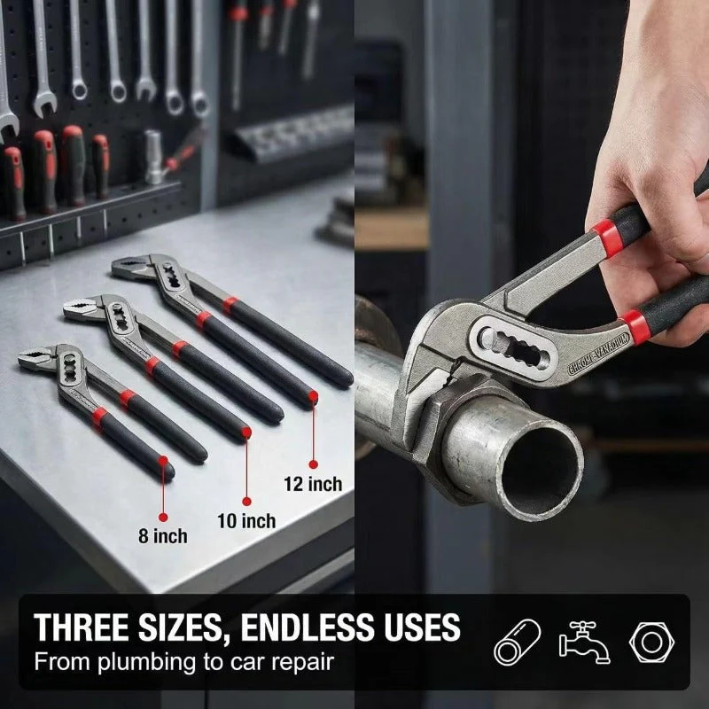 Adjustable Heavy Duty Pump Pliers - Image 3