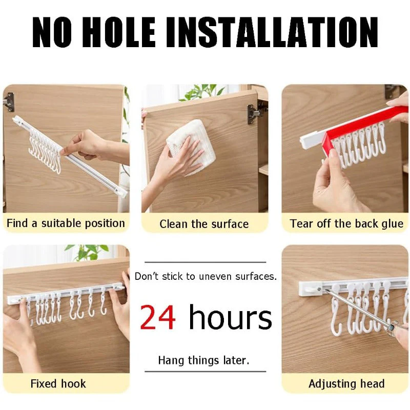 Adjustable Hook Rack - Image 6