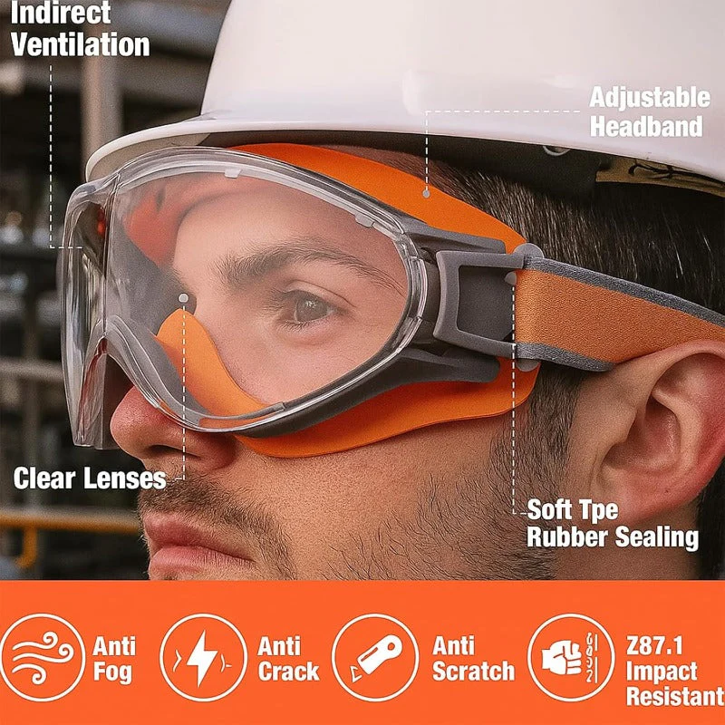 Anti-Fog Safety Goggles - Image 2