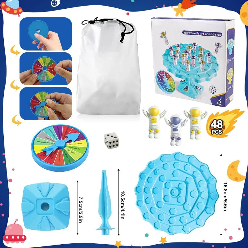 Balance Spaceman Stacking Game – Interactive STEM Toy for Kids & Parents - Image 2