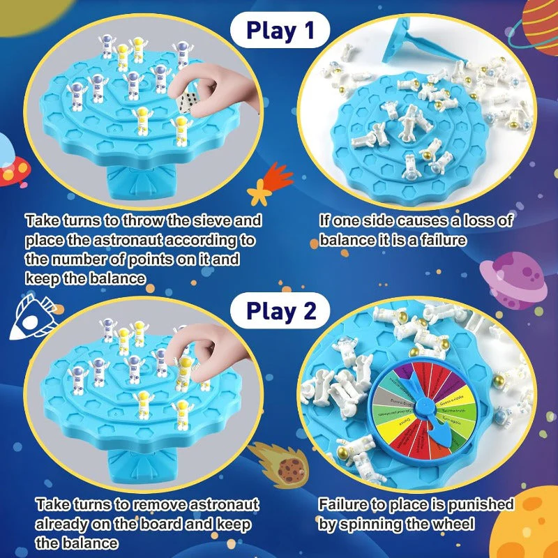 Balance Spaceman Stacking Game – Interactive STEM Toy for Kids & Parents - Image 3