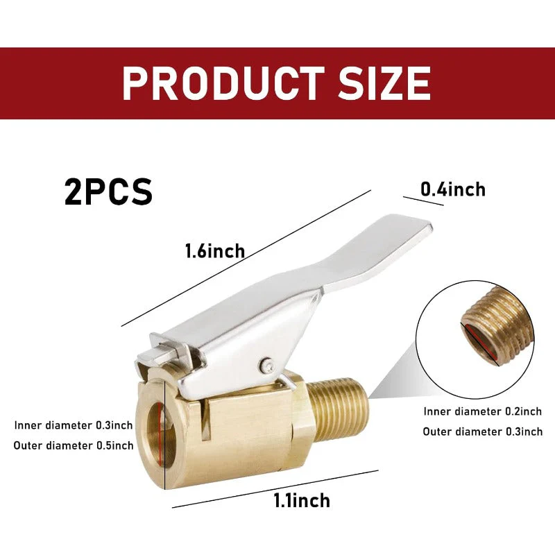 Brass Tire Air Chuck - Image 2