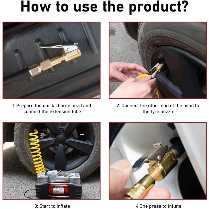 Brass Tire Air Chuck - Image 5