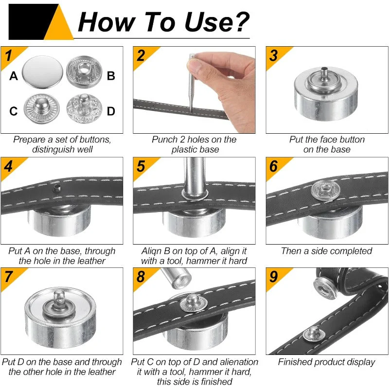 Bronze Snap Button Kit - Image 4