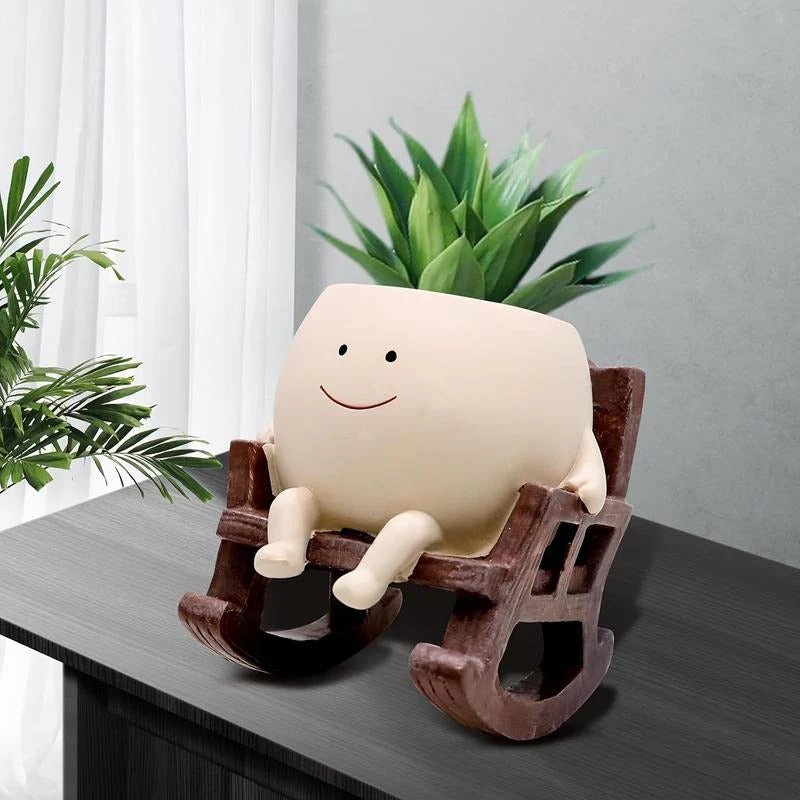 Chair Shaped Resin Vase - Image 7