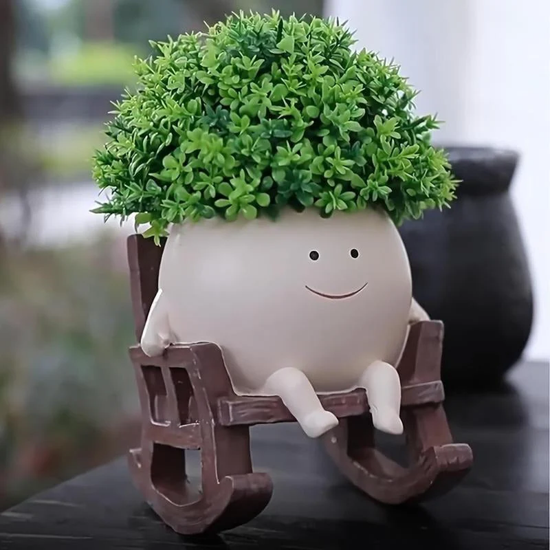 Chair Shaped Resin Vase - Image 8