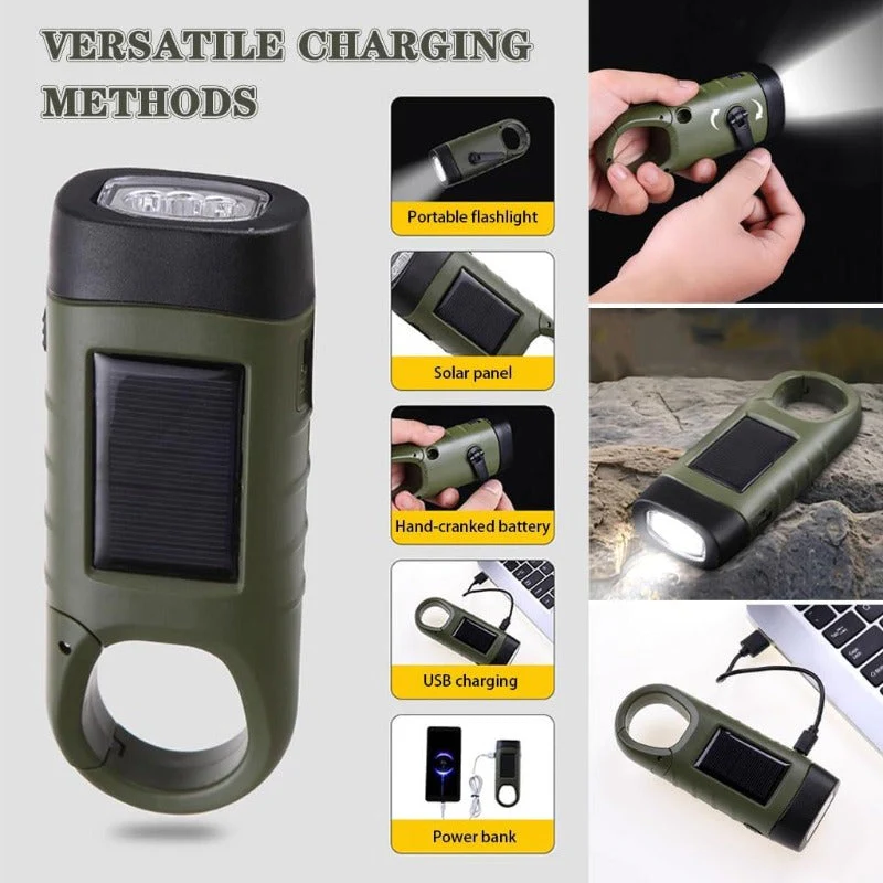 Crank-Powered Emergency Flashlight - Image 2