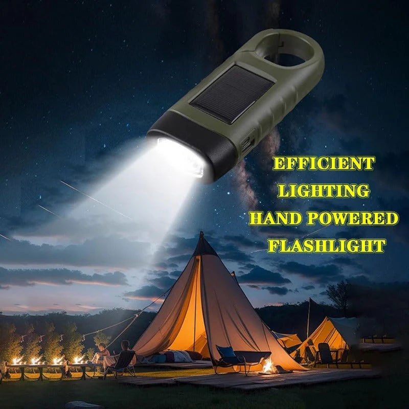 Crank-Powered Emergency Flashlight - Image 3
