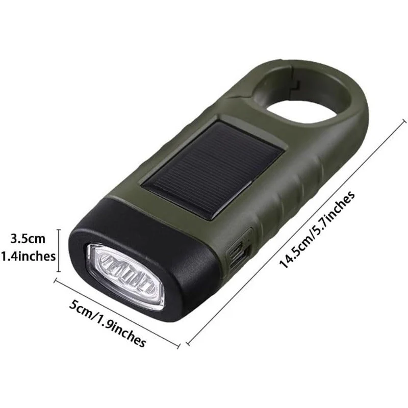 Crank-Powered Emergency Flashlight - Image 7