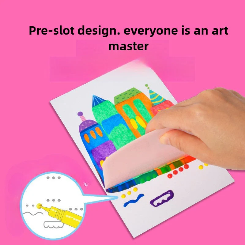 Eptchn Scratch Art Squeegee Painting Kits for Kids - Image 2