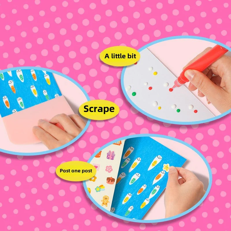 Eptchn Scratch Art Squeegee Painting Kits for Kids - Image 4