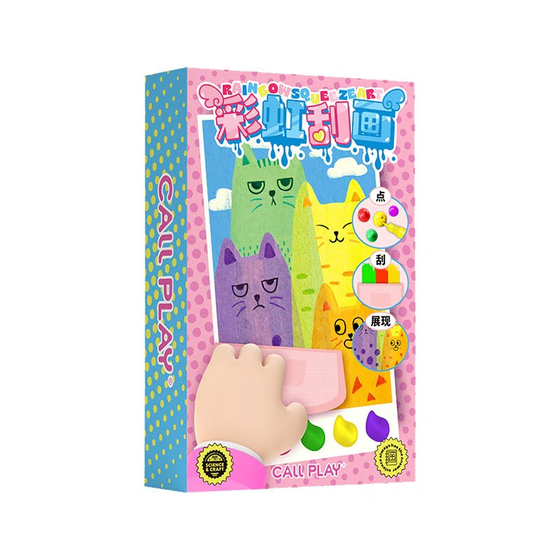 Eptchn Scratch Art Squeegee Painting Kits for Kids - Image 5
