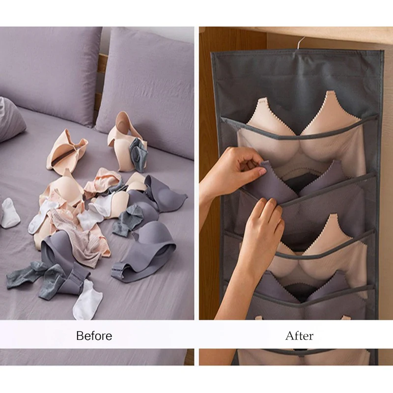 Dual-Sided Hanging Closet Organizer - Image 5
