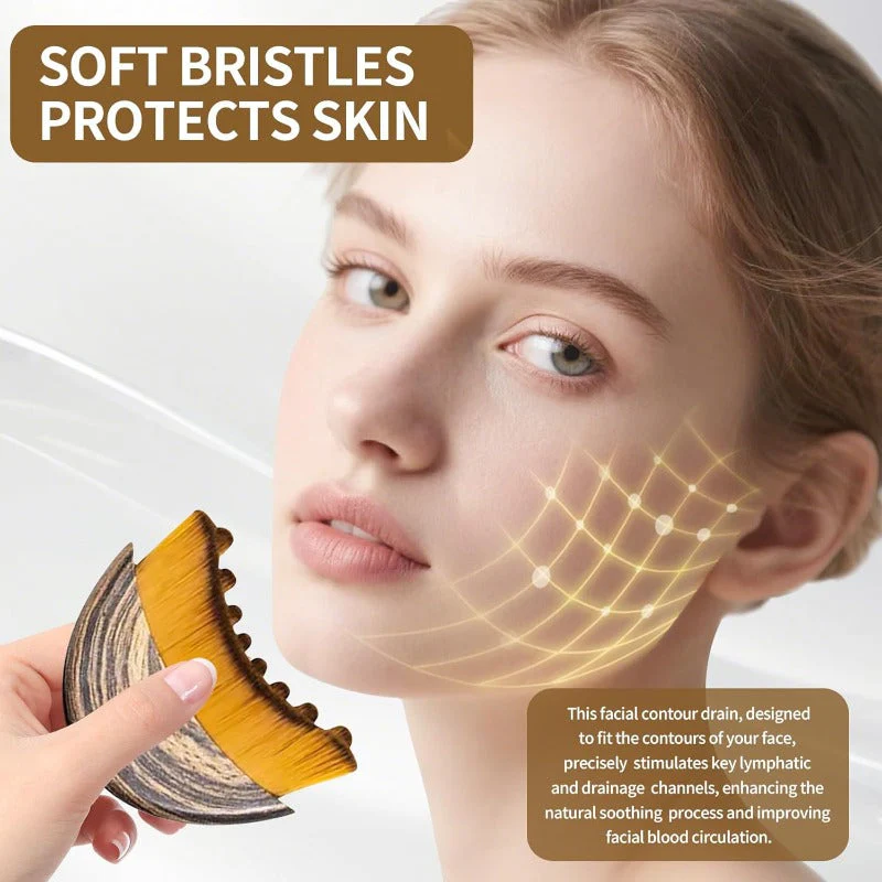Facial Contour & Lymphatic Drainage Brush - Image 3