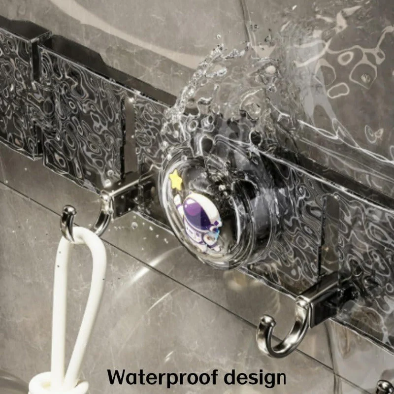 Foldable Bathroom Hook Rack - Image 4