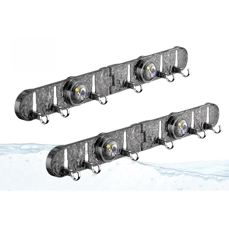 Foldable Bathroom Hook Rack - Image 9