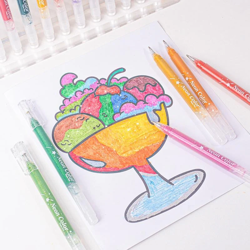 Glitter Gel Pens Set - Image 6