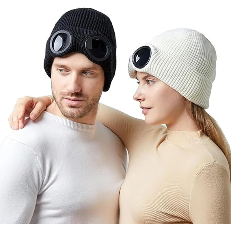 Goggles Beanie Hat - Image 4