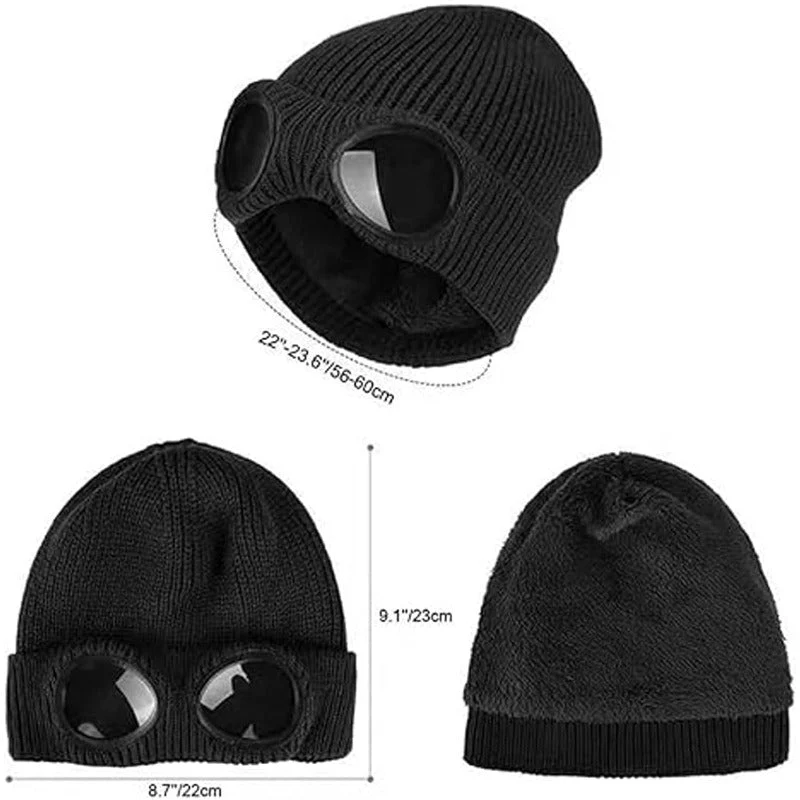 Goggles Beanie Hat - Image 7