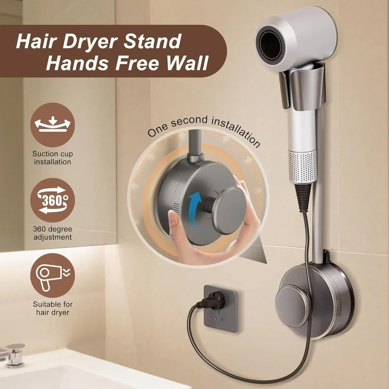 Hands-Free Hair Dryer Holder - Image 2