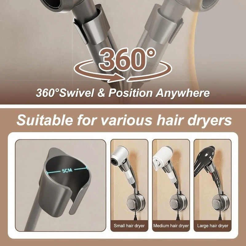 Hands-Free Hair Dryer Holder - Image 4