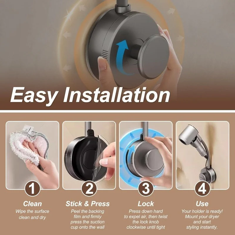 Hands-Free Hair Dryer Holder - Image 6