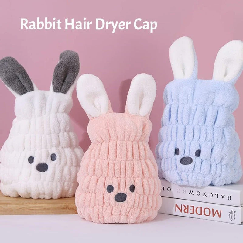 Kids Bunny Hair Towel - Image 2