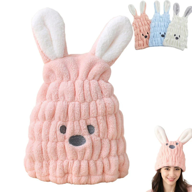 Kids Bunny Hair Towel - Image 9
