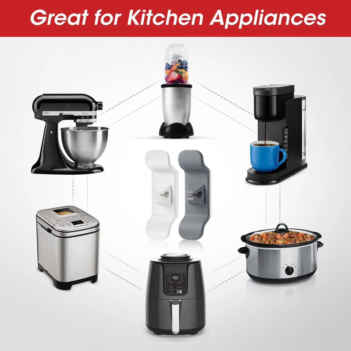 Kitchen Appliance Cord Organizer - Image 3