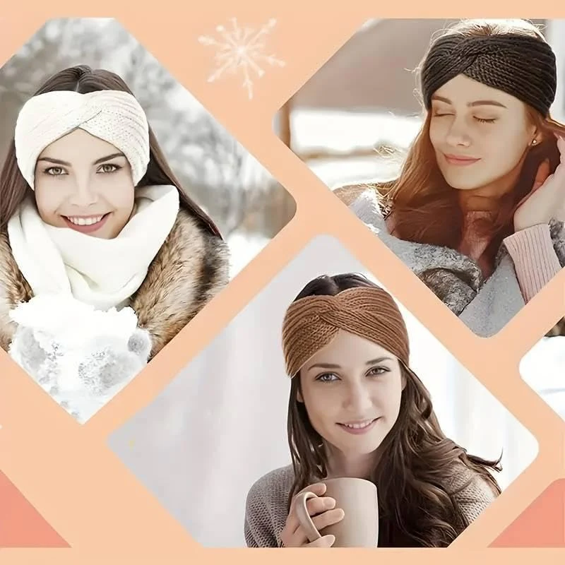 Knitted Winter Headband Set - Image 4