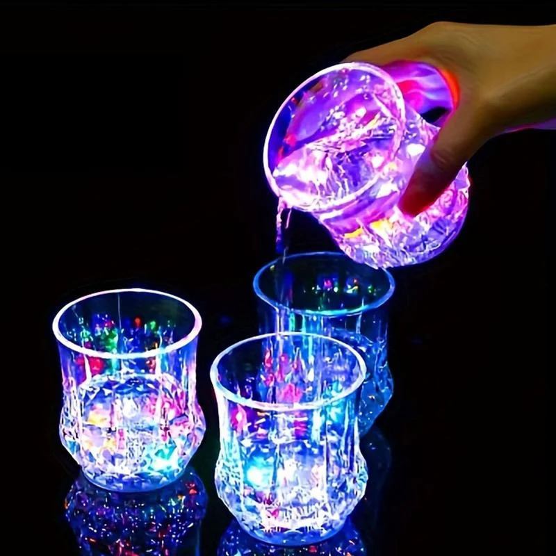 LED Flash Crystal Cups