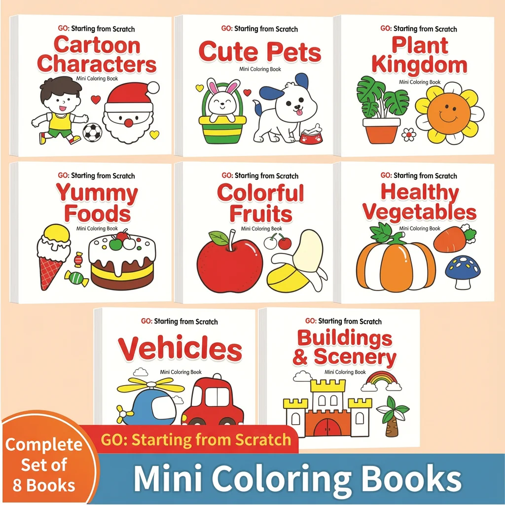 Mini Kids Coloring Set