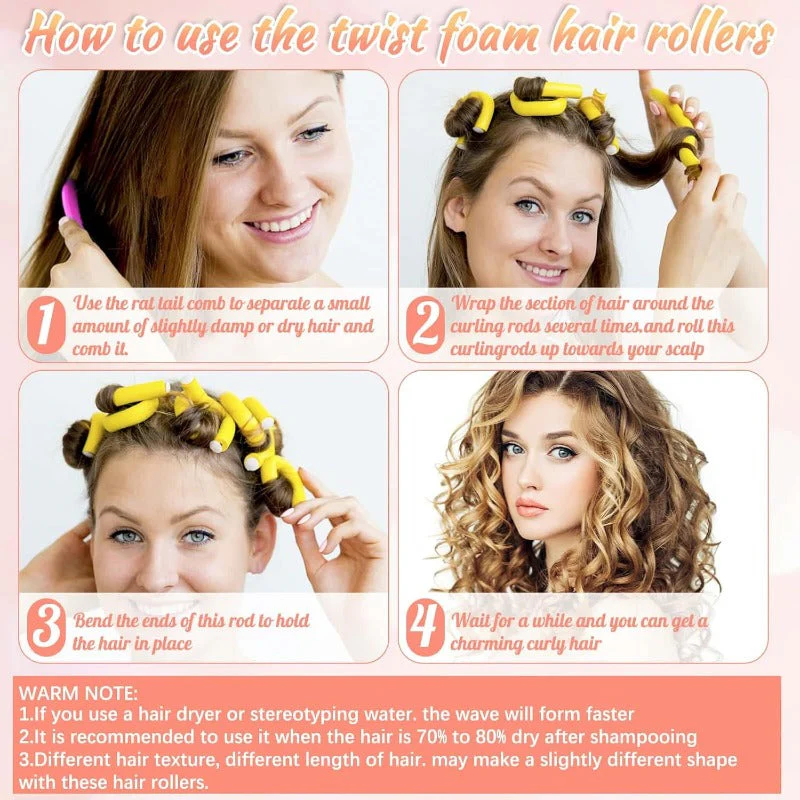 No-Heat Curling Rods Set - Image 4