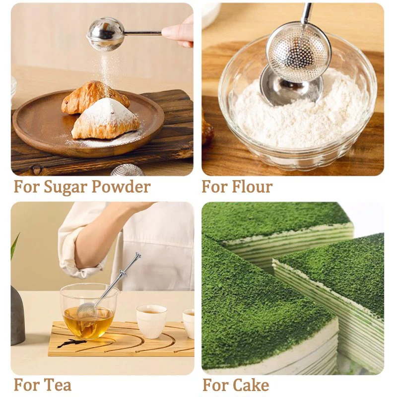 One-Handed Stainless Flour Sifter - Image 4