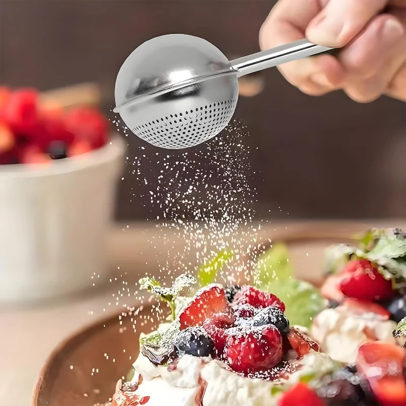 One-Handed Stainless Flour Sifter - Image 6