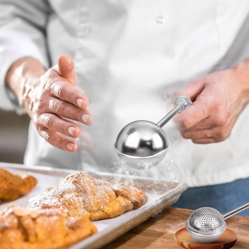 One-Handed Stainless Flour Sifter - Image 9