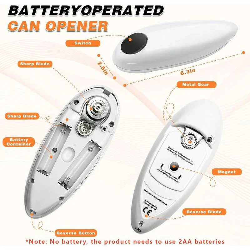 One-Touch Electric Can Opener - Image 5