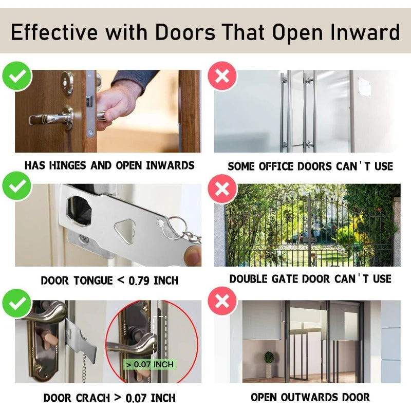 Portable Travel Door Lock - Image 5