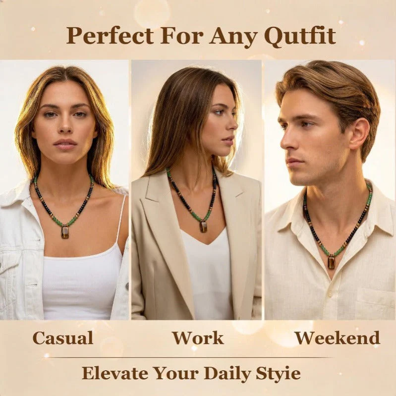 Prosperity Beaded Crystal Necklace - Image 2