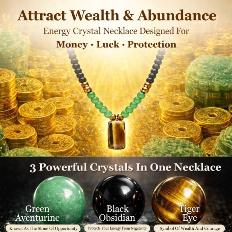 Prosperity Beaded Crystal Necklace - Image 4