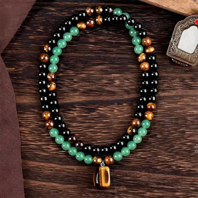 Prosperity Beaded Crystal Necklace - Image 7