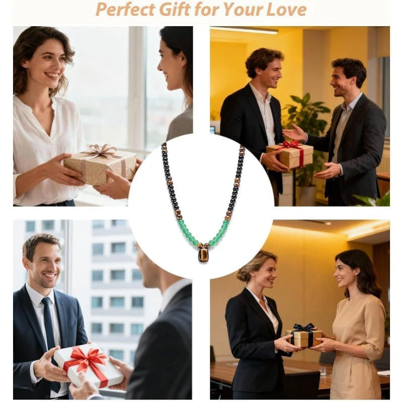 Prosperity Beaded Crystal Necklace - Image 9