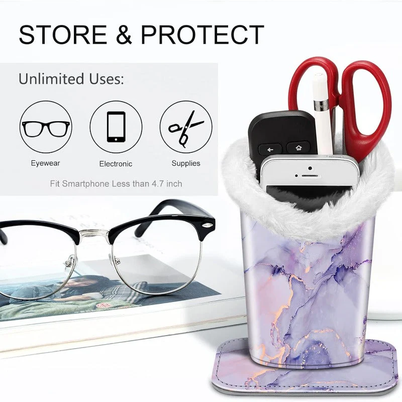 PU Leather Glasses Stand - Image 4