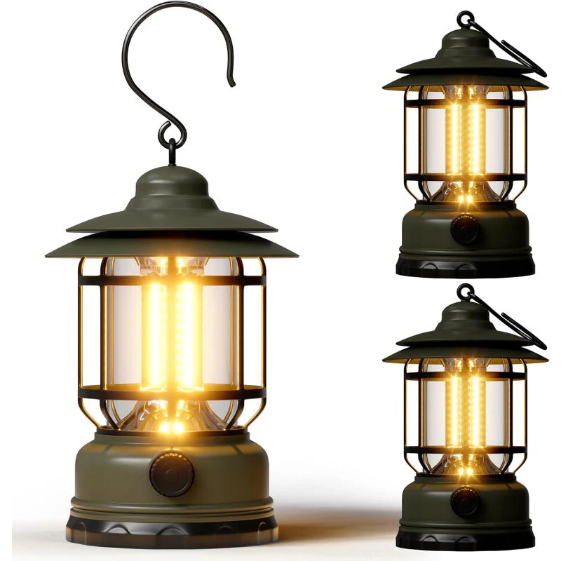 Rechargeable Retro LED Camping Lantern